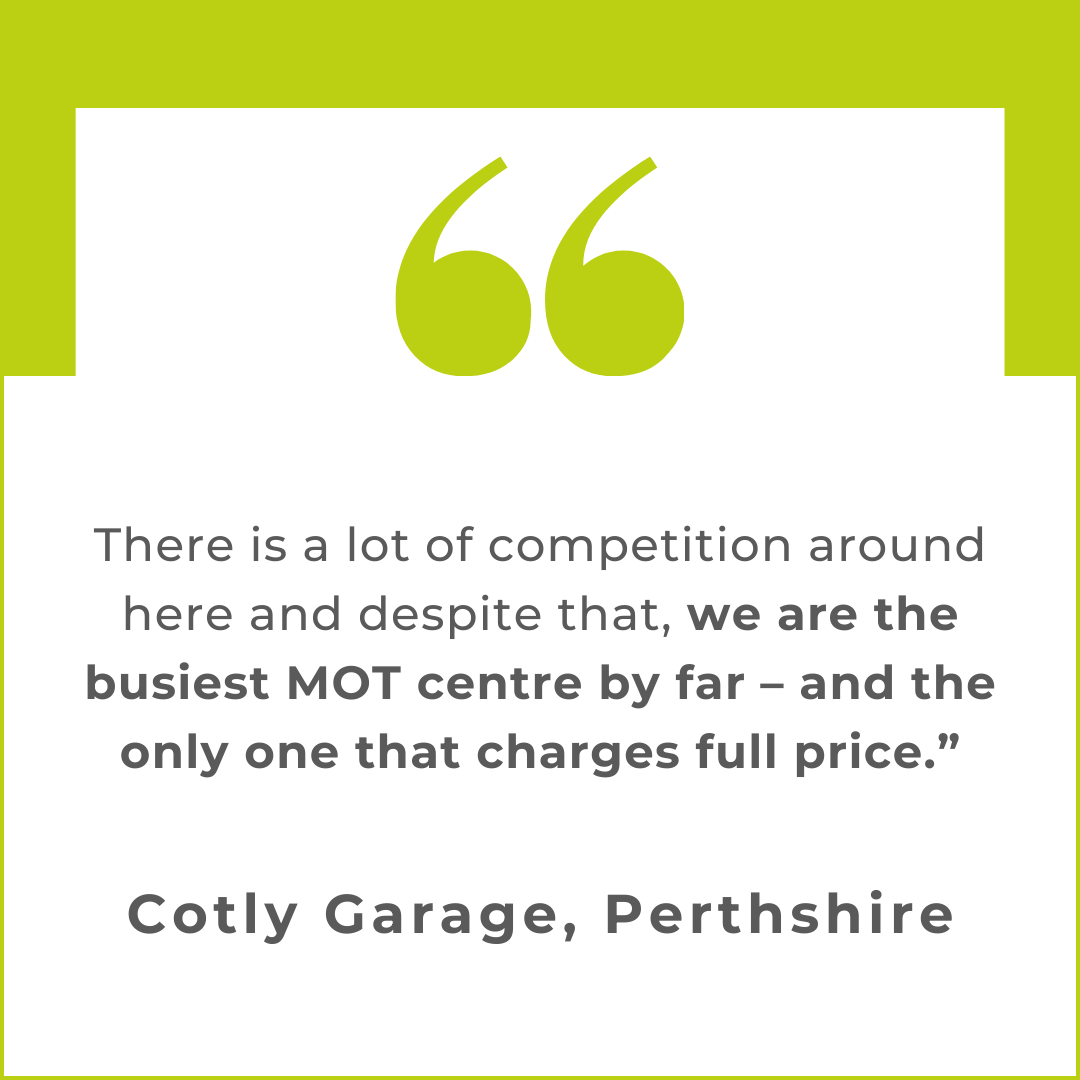 Review for Cotly Garage Perthshire