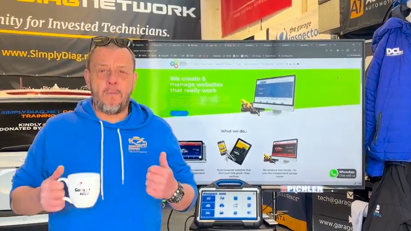 Steve Scott welcomes Garage Services Online to the SimplyDiag Network