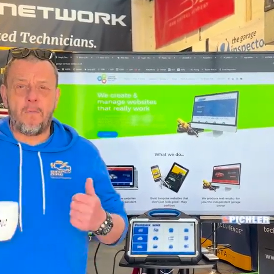 Steve Scott welcomes Garage Services Online to the SimplyDiag Network