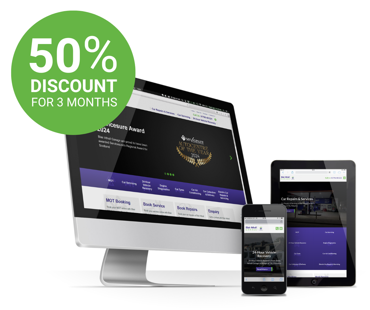 Servicesure Autocentres Website Offer