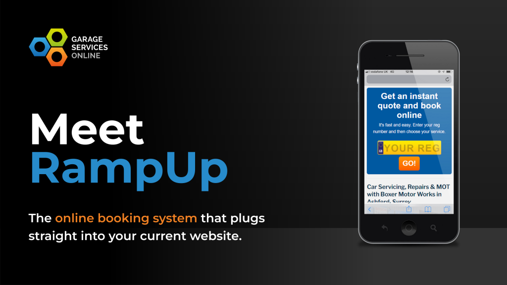 online booking widget - Meet RampUp