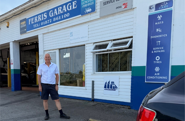 independent garage retirement Cornwall